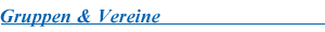 Gruppen & Vereine